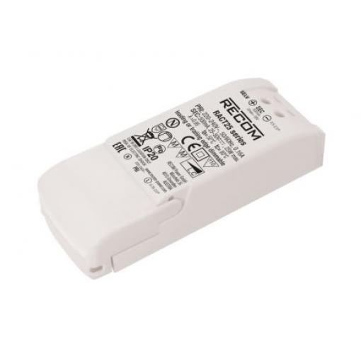 LED ovladač, řada: RACT25 RACT25-1050 12/24 V dc 1050 mA 25 W IP20 Recom