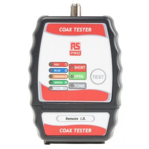 Tester síťových kabelů Tester kabelů RS PRO Konektor F