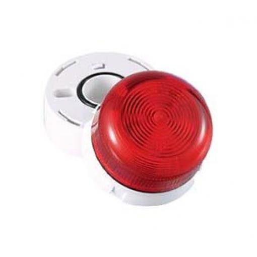 Výstražný maják, řada: Flashguard QBS Blikající barva Červená LED 32mA Montáž na základnu 110 V AC BS 5839, DDA, EN54,