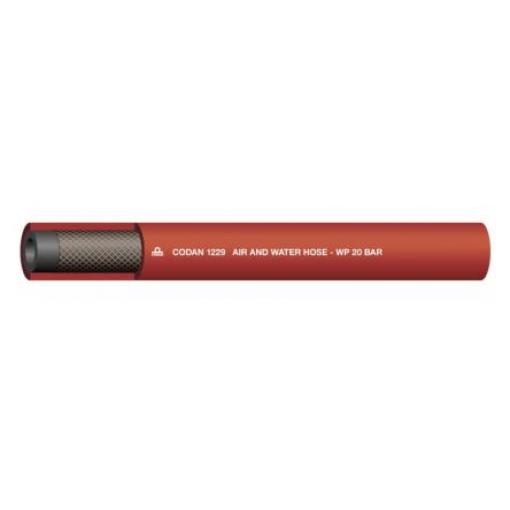 Hadicové vedení délka 25 m Etylen-propylen-dien monomer Červená, vnitřní průměr: 9.5 mm (vnitřní prům.) RS PRO 16.6 mm