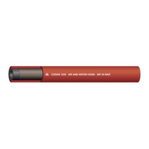 Hadicové vedení délka 25 m Etylen-propylen-dien monomer Červená, vnitřní průměr: 19 mm (vnitřní prům.) RS PRO 27 mm OD