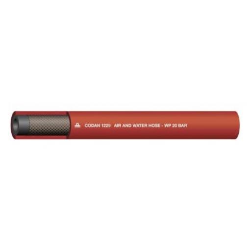 Hadicové vedení délka 25 m Etylen-propylen-dien monomer Červená, vnitřní průměr: 25 mm (vnitřní prům.) RS PRO 35 mm OD