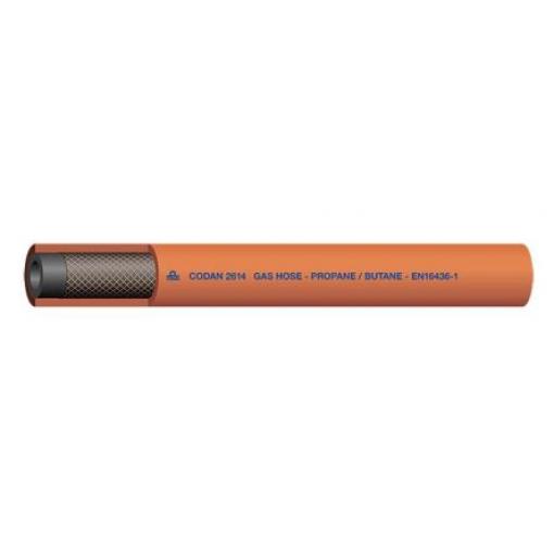 Hadicové vedení délka 25 m Etylen-propylen-dien monomer Oranžová, vnitřní průměr: 6.3 mm (vnitřní prům.) RS PRO 13.3 mm
