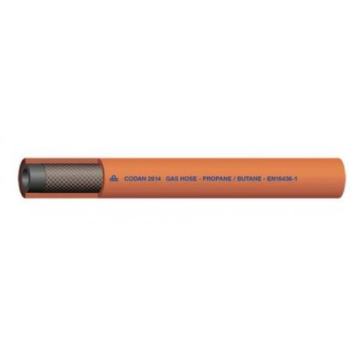 Hadicové vedení délka 25 m Etylen-propylen-dien monomer Oranžová, vnitřní průměr: 8 mm (vnitřní prům.) RS PRO 15 mm OD