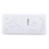 RS PRO Nouzové osvětlení, IP65 Přepážka, typ žárovky: LED Nástěnná 2 x 0.5 W