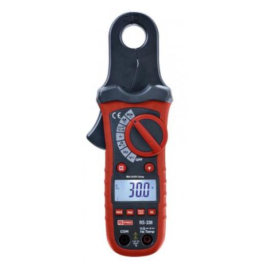 Klešťový měřicí přístroj 600 V ac 600 V dc 80 A 80 A 40 MΩ, úroveň kategorie: CAT III 760 °C, typ displeje: Podsvícení