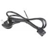 Napájecí šňůra 5 m, Černá, A: Rovný, B: BS1363 Polyvinylchlorid, 250 V RS PRO