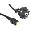 Napájecí kabel 1.8m, Černá, A: IEC C5, B: CEE 7/7, 2,5 A, 16 A, 250 V RS PRO 3 x 0,75 mm²