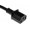 Napájecí kabel 1.8m, Černá, A: IEC C13, B: CEE 7/7, 10 A, 250 V RS PRO 3 x 0,75 mm²