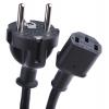 Napájecí šňůra 5 m, Černá, A: IEC C13, B: CEE 7/7 Polyvinylchlorid, 250 V RS PRO