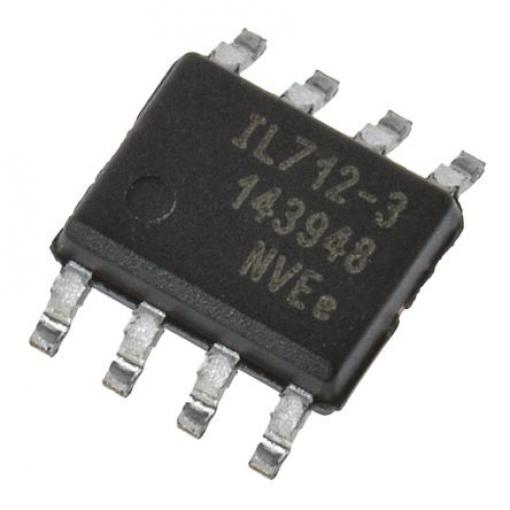 Digitální izolátor IL712-3E 2.5 kVrms 2 kanálový NVE 110 Mbps 5.5 V 8 Povrch SOIC