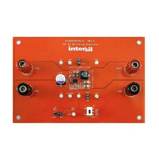 Vyhodnocovací deska Vyhodnocovací deska Snižující regulátor Renesas Electronics ISL85005A, pro použití s: Synchronní