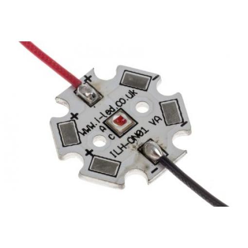 Pole LED, řada: IHH-OM01 IHH-OM01-HYRE-SC221-WIR200. barva Červená 1 Intelligent LED Solutions 355 mW