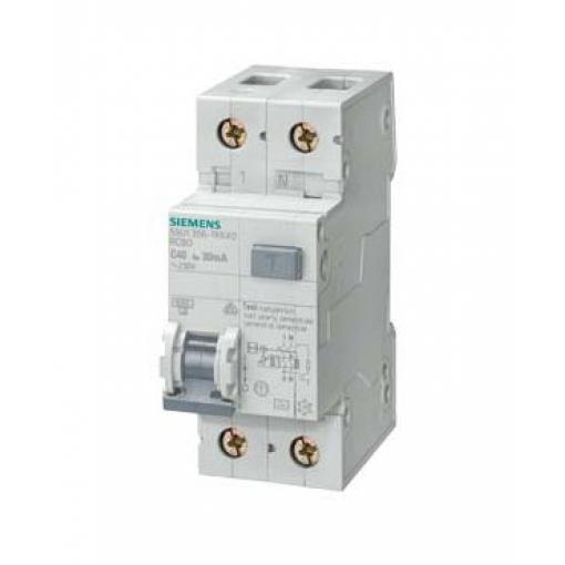 Siemens Jistič zbytkového proudu s ochranou proti přepětí, rozsah: 5SU1 2pólový 32 A vypínací citlivost 30 mA,