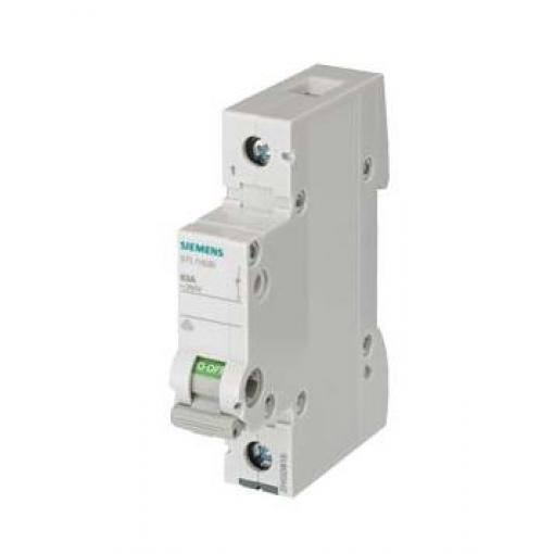 Siemens Oddělovací (hlavní) vypínač, rozsah: 5TL1 1pólový Lišta DIN 32 A