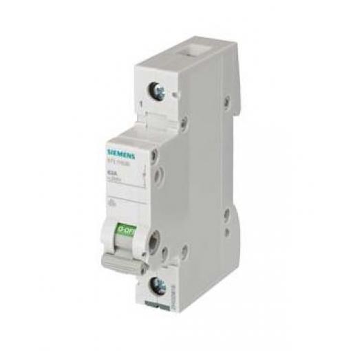 Siemens Oddělovací (hlavní) vypínač, rozsah: 5TL1 1pólový Lišta DIN 40 A