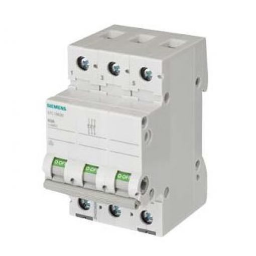Siemens Oddělovací (hlavní) vypínač, rozsah: 5TL1 3pólový Lišta DIN 125 A