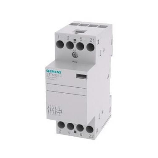 Siemens Stykač napětí ve vinutí 24V ac/dc 4pólový 24 A 400V ac 0.0026 kW s 3 NO, 1 NC kontakty 230V Řízení motoru,