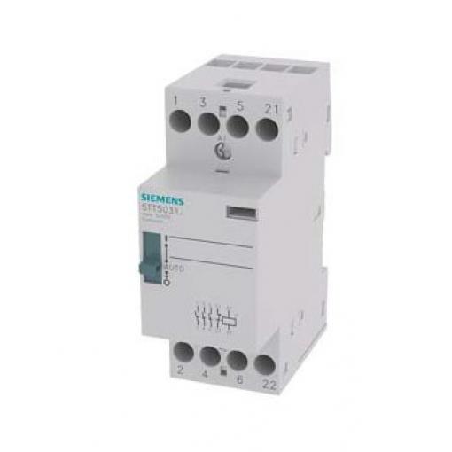 Siemens Stykač napětí ve vinutí 220V ac/dc 4pólový 25 A 400V ac 0.0026 kW s 3 NO kontakty 230V Řízení motoru, rozsah: