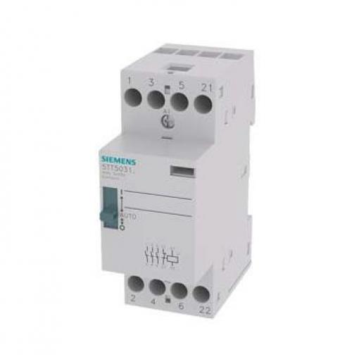 Siemens Stykač napětí ve vinutí 24V ac/dc 4pólový 25 A 400V ac 0.0026 kW s 3 NO, 1 NC kontakty 230V Řízení motoru,