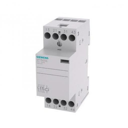 Siemens Stykač napětí ve vinutí 24V ac/dc 4pólový 24 A 400V ac 0.0026 kW s 2 NO/2 NC kontakty 230V Řízení motoru,