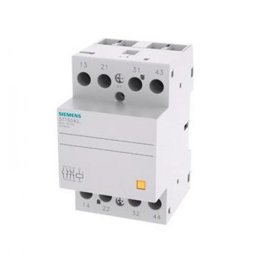 Siemens Stykač napětí ve vinutí 24V ac/dc 4pólový 40 A 400V ac 0.0026 kW s 2 NO/2 NC kontakty 230V Řízení motoru,