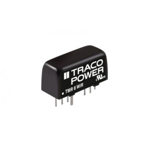 TRACOPOWER Měnič DC/DC TMR 6WIR, výstup: 9 V dc 1.6 kV dc, Vin 75V dc 666 mA, Vin 18V 6 W -40 °C 80 °C Průchozí otvor