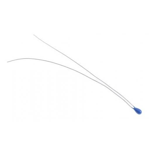 Termistor 3 kΩ 75 mW NTC Kompenzace, Řízení, Měření teploty 63.5 mm 10 s RS PRO 63.5 mm 2.4 mm