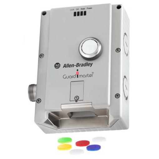 Allen Bradley Guardmaster 442 g Elektromagnetický blokovací spínač Napájení pro uzamčení/odemčení Včetně ovladače