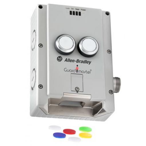 Allen Bradley Guardmaster 442 g Elektromagnetický blokovací spínač Napájení pro uzamčení/odemčení Včetně ovladače