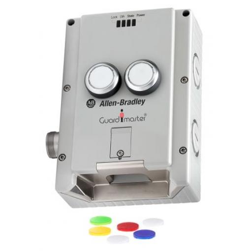 Allen Bradley Guardmaster 442 g Elektromagnetický blokovací spínač Napájení pro uzamčení/odemčení Včetně ovladače