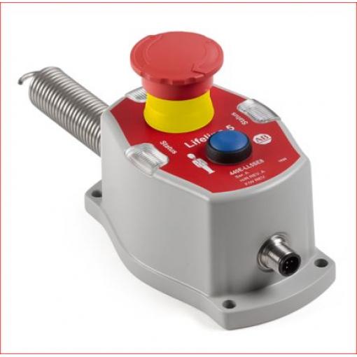 Allen Bradley Guardmaster 440E Tahový lankový spínač 124 mm Přímý