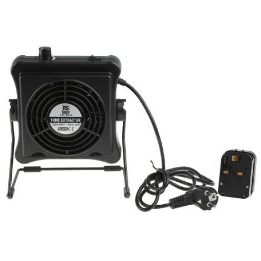 Odsavač výparů při pájení 145 mm 240 V ac Dávkovač pájení druhé cívky ESD 23 W, výška: 220 mm HEPA RS PRO 220 mm