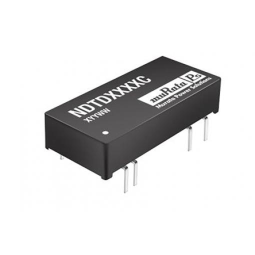 Murata Power Solutions Měnič DC/DC NDTD, výstup: ±12 V dc 1 kV dc, Vin 36V dc 125 mA, Vin 18V 3 W -40 °C 85 °C Průchozí