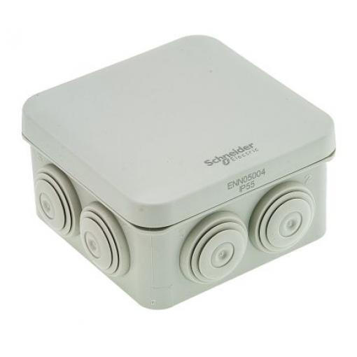 Rozvodná skříň ABS Šedá 20 mm 80 x 80 x 45mm řada Mureva IP55