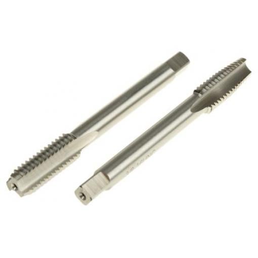 Sada závitníků, HSS Ruční závitník, velikost závitu: 3/8 UNC UNC, celková délka: 80 mm, Rovná ploutve RS PRO