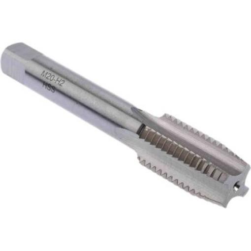 Závitník, HSS Ruční závitník, velikost závitu: M20 Metrické, celková délka: 112 mm, Rovná ploutve RS PRO