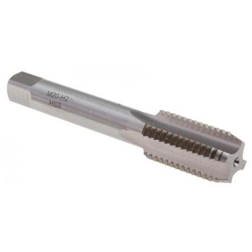 Sada závitníků, HSS Ruční závitník, velikost závitu: M20 Metrické, celková délka: 112 mm, Rovná ploutve RS PRO