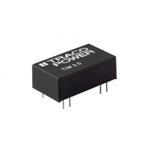 TRACOPOWER Měnič DC/DC TIM 3.5, výstup: 9 V dc 5 kV ac, Vin 75V dc 389 mA, Vin 36V 3.5 W -40 °C 90 °C Průchozí otvor
