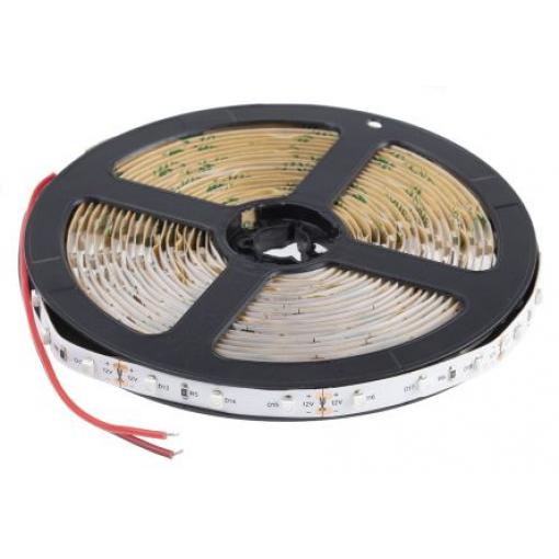 RS PRO Páska LED, řada: LS, počet diod LED/metr: 60, Červená, délka pásky: 5 m, 12 V, napájení na měřidlo: 4.8 W, šířka