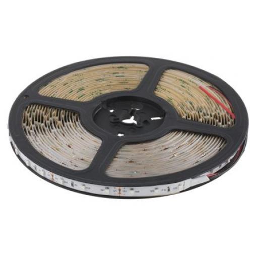 RS PRO Páska LED, řada: LS, počet diod LED/metr: 60, Zelená, délka pásky: 10 m, 12 V, napájení na měřidlo: 4.8 W, šířka