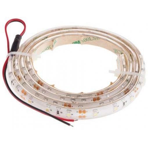 RS PRO Páska LED, řada: LS, počet diod LED/metr: 60, 4500k, Neutrální bílá, délka pásky: 1 m, 12 V, napájení na měřidlo:
