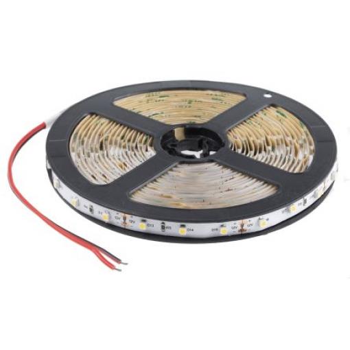 RS PRO Páska LED, řada: LS, počet diod LED/metr: 60, 4500k, Neutrální bílá, délka pásky: 5 m, 12 V, napájení na měřidlo: