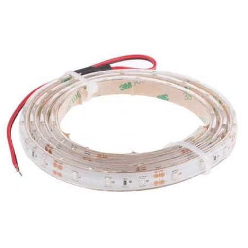RS PRO Páska LED, řada: LS, počet diod LED/metr: 60, Červená, délka pásky: 1 m, 24 V, napájení na měřidlo: 4.8 W, šířka