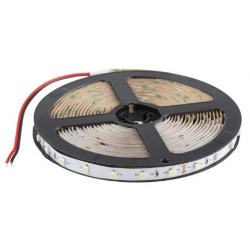 RS PRO Páska LED, řada: LS, počet diod LED/metr: 60, 7000k, Bílá, délka pásky: 5 m, 24 V, napájení na měřidlo: 4.8 W,