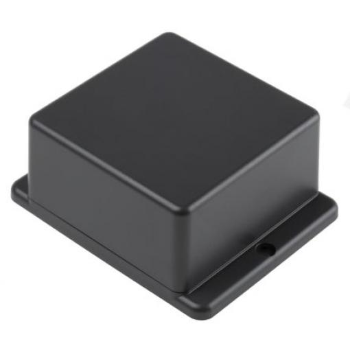 RS PRO Pouzdro, řada: 83 IP40 Nestíněný S přírubou barva Šedá barva Šedá ABS 100.6 mm 43.5 mm 80.6 mm