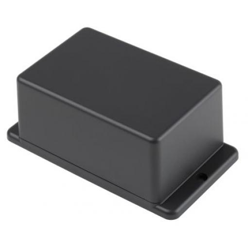 RS PRO Pouzdro, řada: 83 IP40 Nestíněný S přírubou barva Šedá barva Šedá ABS 127 mm 50.5 mm 70.6 mm