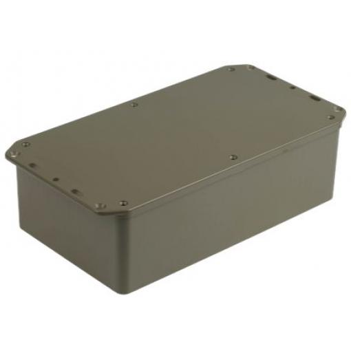 RS PRO Pouzdro, řada: 2000 IP54 Nestíněný S přírubou barva Šedá barva Šedá ABS 210 mm 61 mm 112 mm
