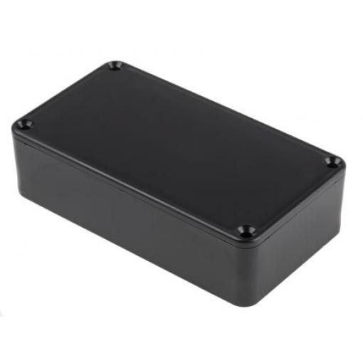 RS PRO Pouzdro, řada: 2000 IP54 Nestíněný barva Černá barva Černá ABS 112 mm 31 mm 62 mm