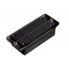 RS PRO Pouzdro, řada: 83 IP40 Nestíněný S přírubou barva Šedá barva Šedá ABS 111 mm 27.5 mm 45.6 mm